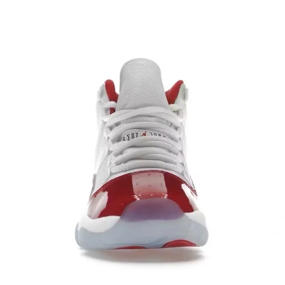 Jordan 11 retro Kids Sneakers Red and White - Picture 2 of 8